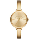 Michael Kors Jaryn Mini MK3546 women's gold dial gold stainless steel watch front view