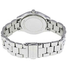 Back view of Michael Kors MK3548 quartz watch with silver stainless steel case