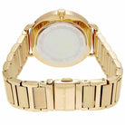 Back view of Michael Kors MK3639 quartz watch with gold stainless steel case