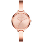 Rose gold front view of Michael Kors Jaryn MK3735 women's stainless steel watch