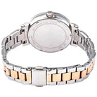 Back view of Michael Kors MK3972 quartz watch with stainless steel case