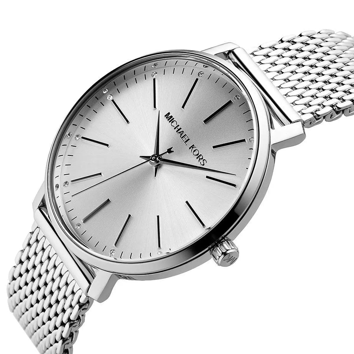 Side profile of Michael Kors Pyper MK4338 women's watch