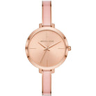 Michael Kors Jaryn MK4343 women's rose gold dial rose gold stainless steel watch front view
