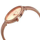 Close-up of Michael Kors MK4343 rose gold analog dial