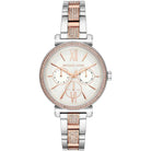 Michael Kors Sofie MK4353 Women's Silver Dial Silver & Rose Gold Stainless Steel Watch