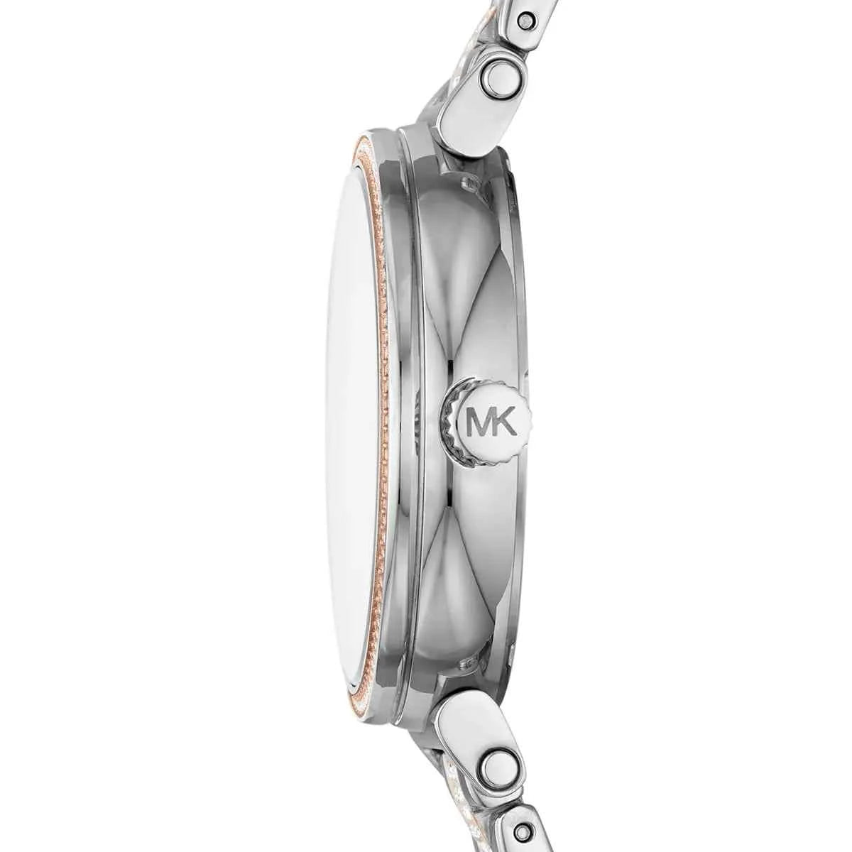 Michael Kors Sofie MK4353 Women's Silver Dial Silver & Rose Gold Stainless Steel Watch