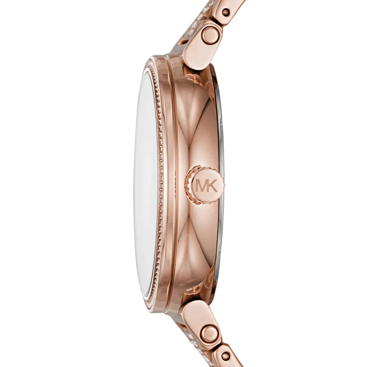 Side profile of Michael Kors Sofie MK4354 women's watch
