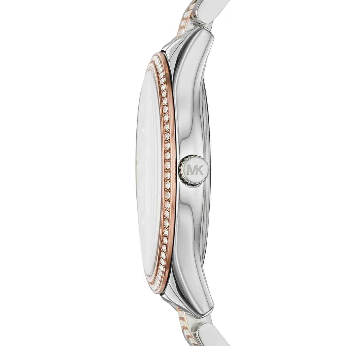 Side profile of Michael Kors Lauryn MK4388 women's watch