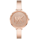 Michael Kors Charley MK4433 women's rose gold dial rose gold stainless steel watch front view