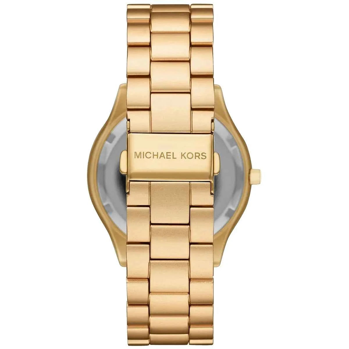 Back case of Michael Kors Runway Slim MK4501 quartz watch