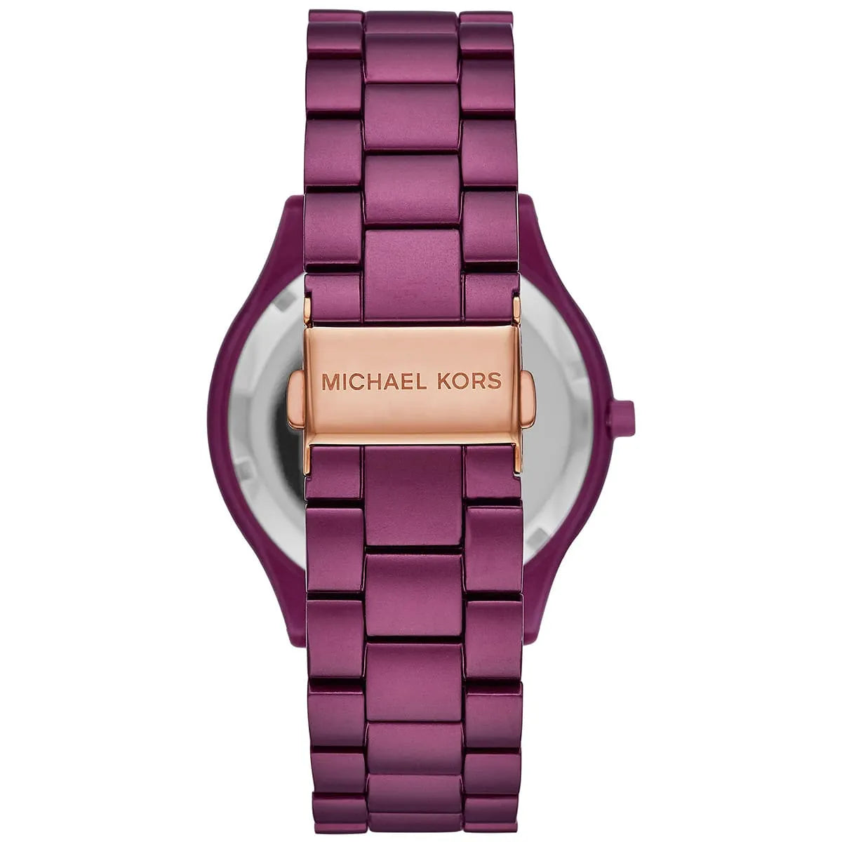 Back case of Michael Kors Runway Slim MK4507 quartz watch