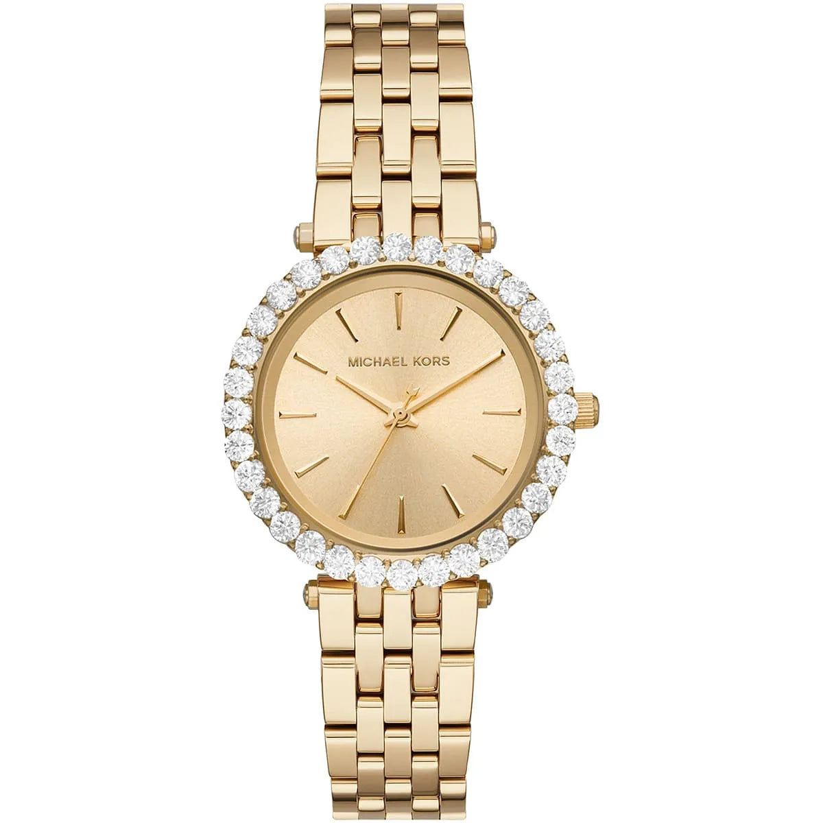Michael Kors Darci MK4513 women's gold dial gold stainless steel watch front view