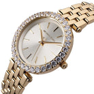 Close-up of Michael Kors MK4513 gold analog dial