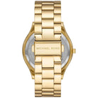 Michael Kors Runway Slim MK4561 Women's Gold & Brown Dial Multi-Strap Watch