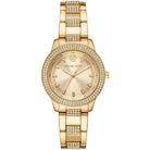 Michael Kors Tibby MK4575 women's gold stainless steel watch front view
