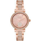 Michael Kors Abbey MK4617 women's rose gold stainless steel watch front view