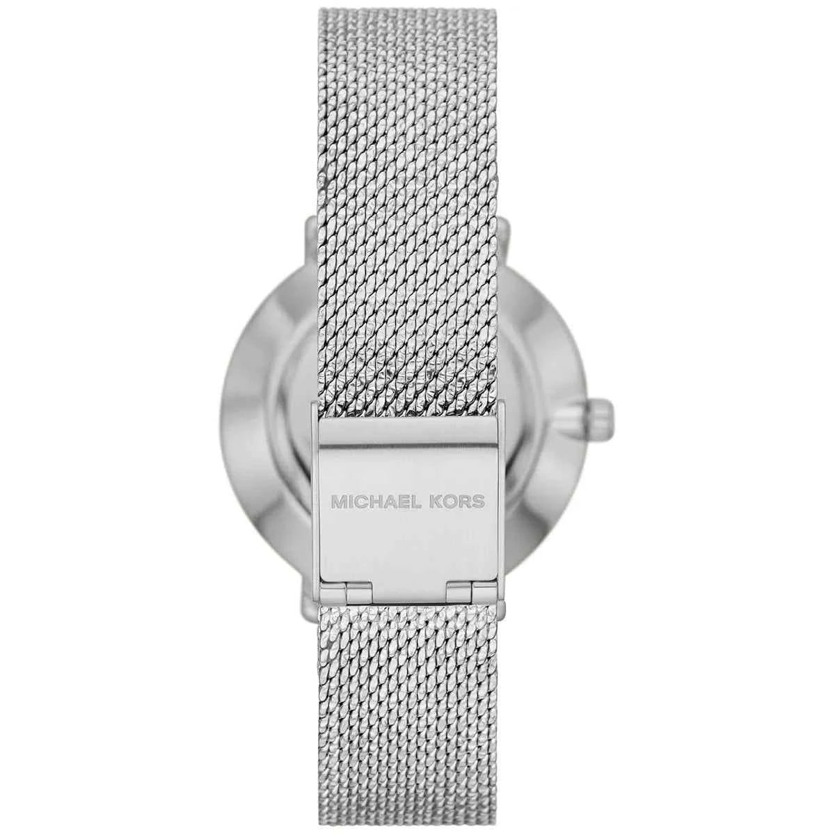 Michael Kors Mini Pyper MK4618 Women's White Dial Silver Stainless Steel Watch