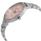 Side profile of Michael Kors Pyper MK4631 silver stainless steel watch