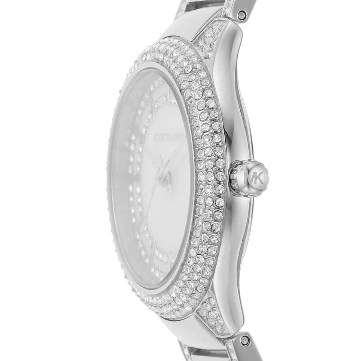 Michael Kors Sylvia MK4657 Women's White Dial Silver Stainless Steel Watch