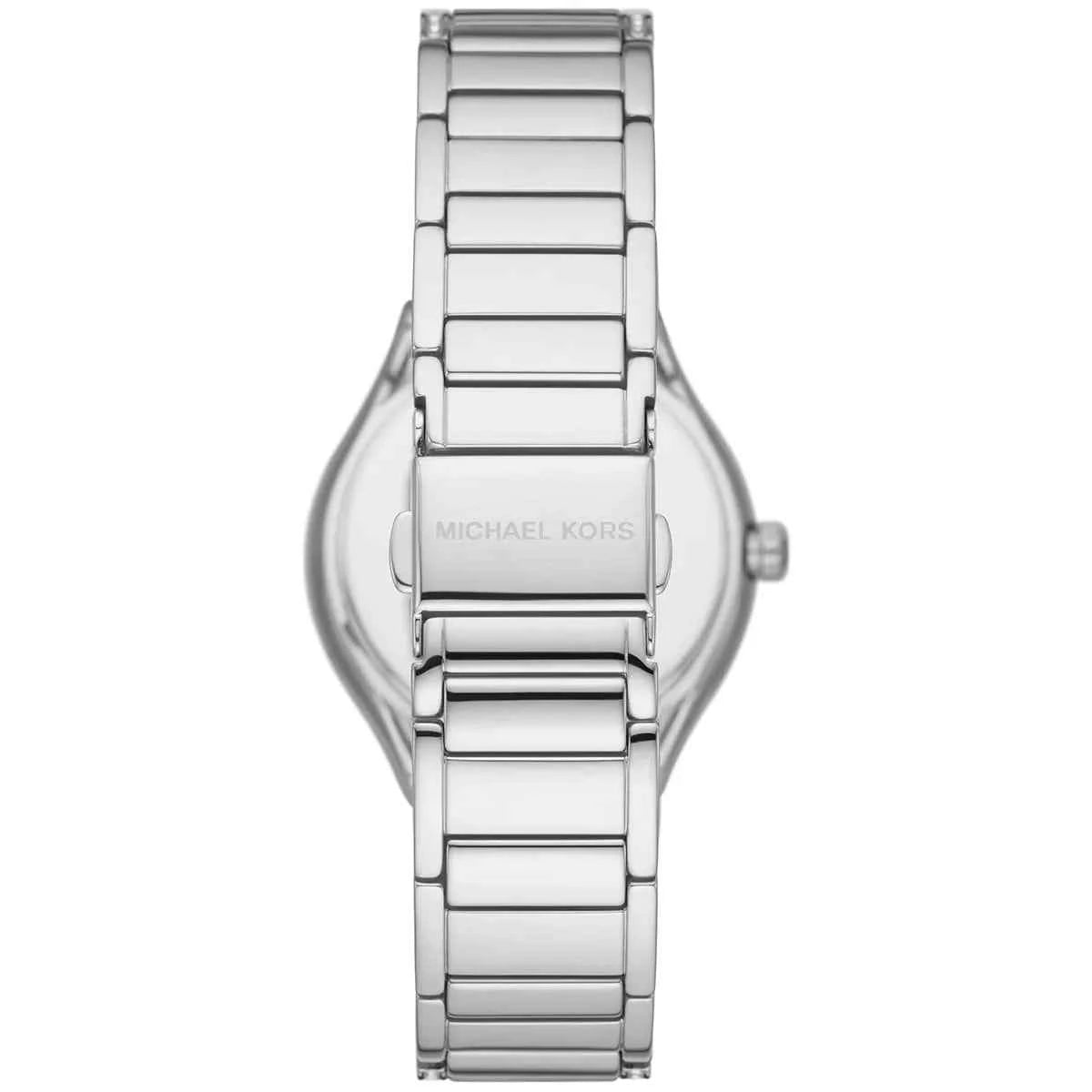 Michael Kors Sylvia MK4657 Women's White Dial Silver Stainless Steel Watch