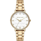 Michael Kors Pyper MK4666 Women's White Dial Gold Stainless Steel Watch