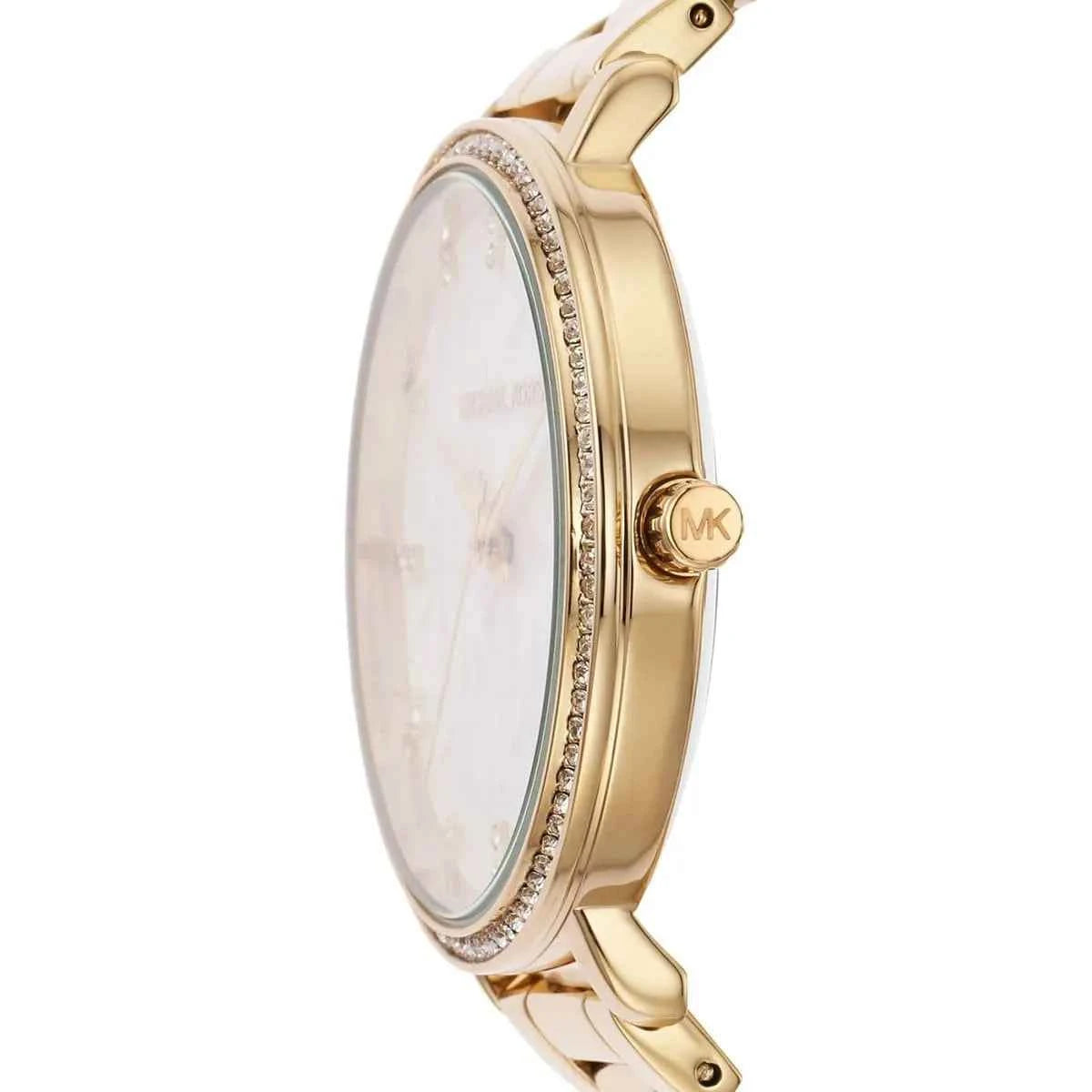 Michael Kors Pyper MK4666 Women's White Dial Gold Stainless Steel Watch