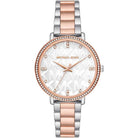 Michael Kors Pyper MK4667 Women's White Dial Two-Tone Stainless Steel Watch