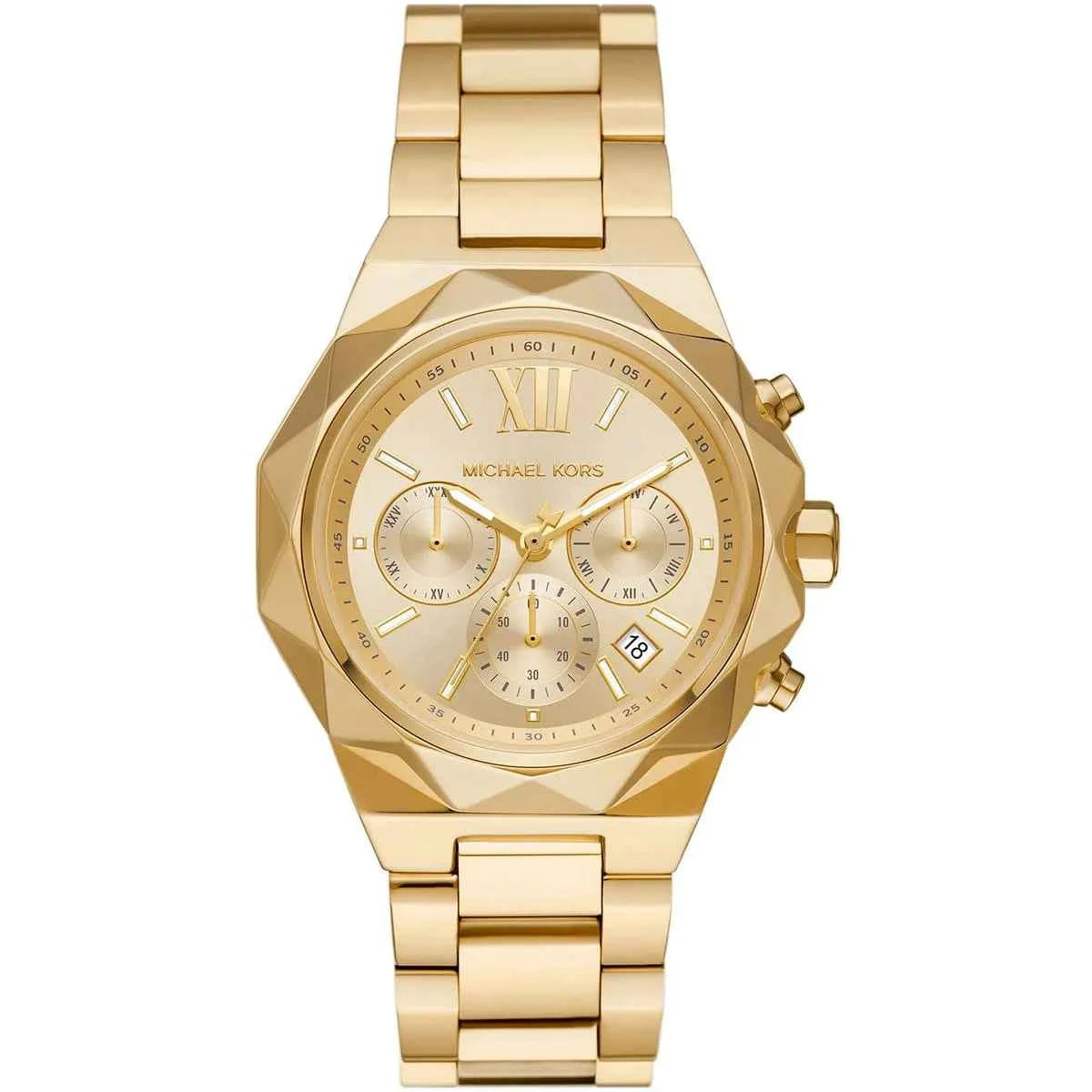 Michael Kors Raquel MK4690 Women's Gold Chronograph Stainless Steel Watch