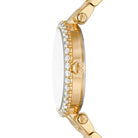Michael Kors Parker MK4693 Women's White Dial Gold Stainless Steel Watch