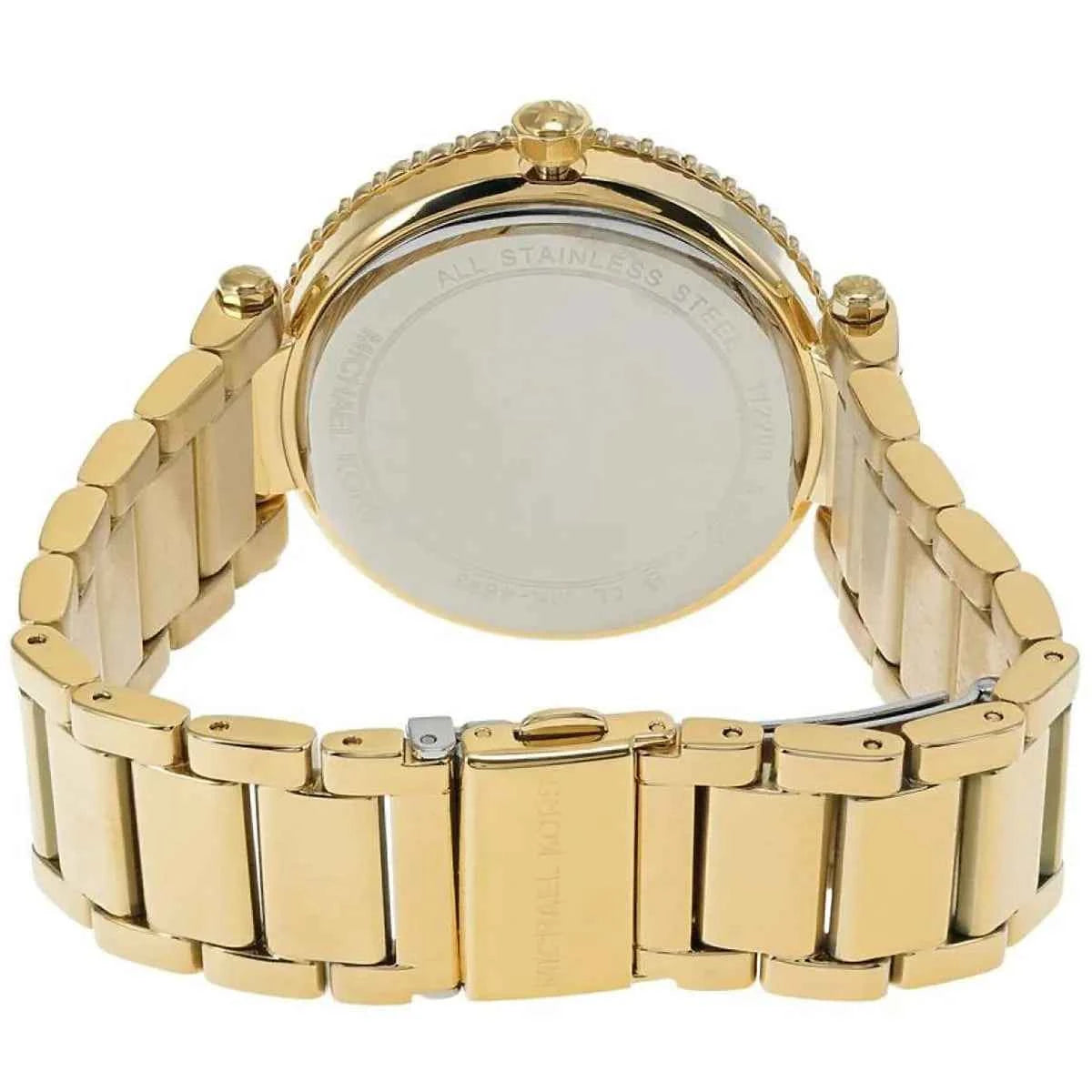 Michael Kors Parker MK4693 Women's White Dial Gold Stainless Steel Watch