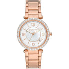 Michael Kors Parker MK4695 Women's White Dial Rose Gold Stainless Steel Watch
