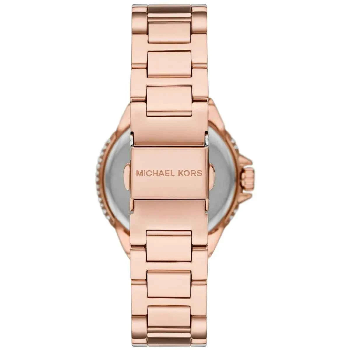 Michael Kors Camille MK4700 Women's Silver Dial Rose Gold Stainless Steel Watch