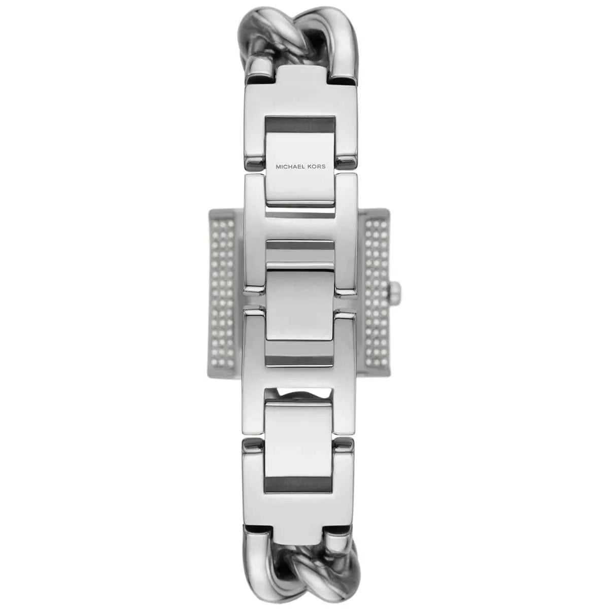 Michael Kors MK Chain Lock MK4718 Women's Silver Dial Stainless Steel Watch