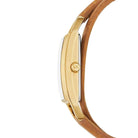 Michael Kors MK Empire MK4721 Women's Gold Dial Brown Leather Strap Watch