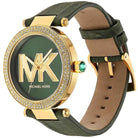 Michael Kors Parker MK4724 Women's Green Dial Green Leather Strap Watch
