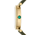 Michael Kors Parker MK4724 Women's Green Dial Green Leather Strap Watch