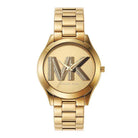 Michael Kors Slim Runway MK4732 Women's Gold Dial Stainless Steel Watch