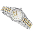 Michael Kors Lexington MK4740 Women's Silver Dial Two-Tone Stainless Steel Watch
