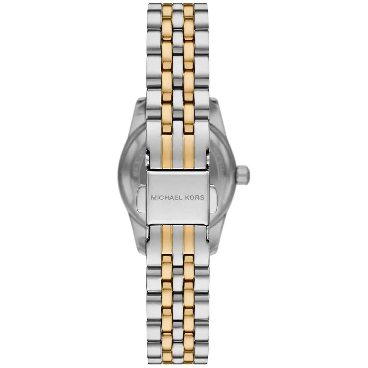 Michael Kors Lexington MK4740 Women's Silver Dial Two-Tone Stainless Steel Watch