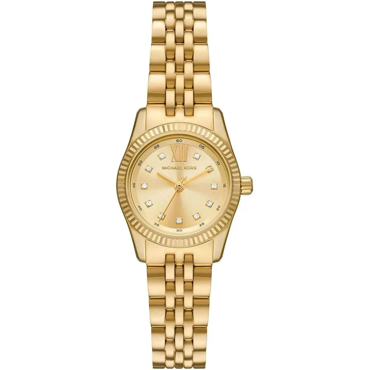 Michael Kors Lexington MK4741 Women's Gold Dial Gold Stainless Steel Watch