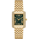 Michael Kors Mini Emery MK4742 Women's Green Dial Gold Stainless Steel Watch