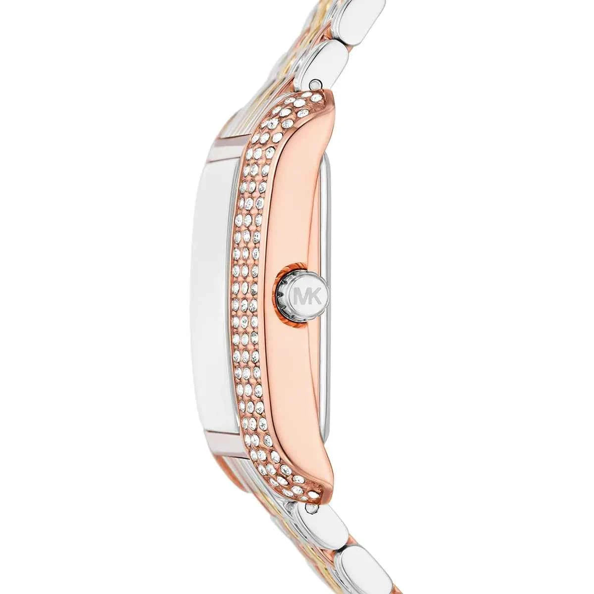 Michael Kors Mini Emery MK4744 Women's White Dial Multicolor Stainless Steel Watch