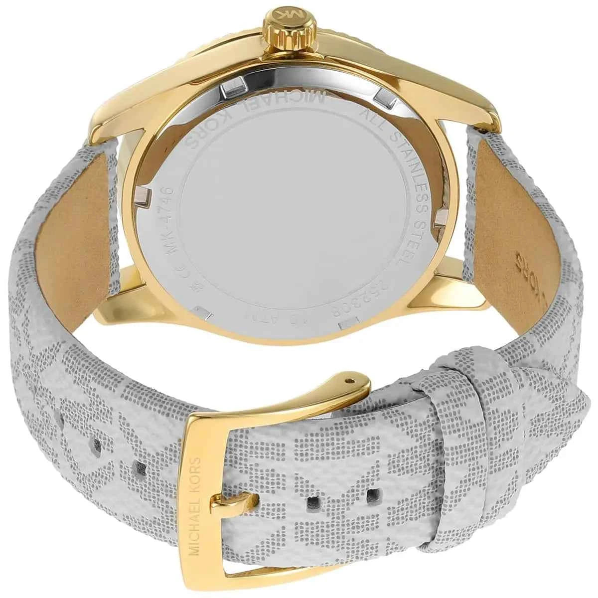 Michael Kors Lexington MK4746 Women's Gray Leather Watch