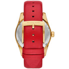 Michael Kors Lexington MK4747 Women's Red Leather Watch