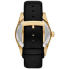Michael Kors Lexington MK4748 Women's Black Leather Watch