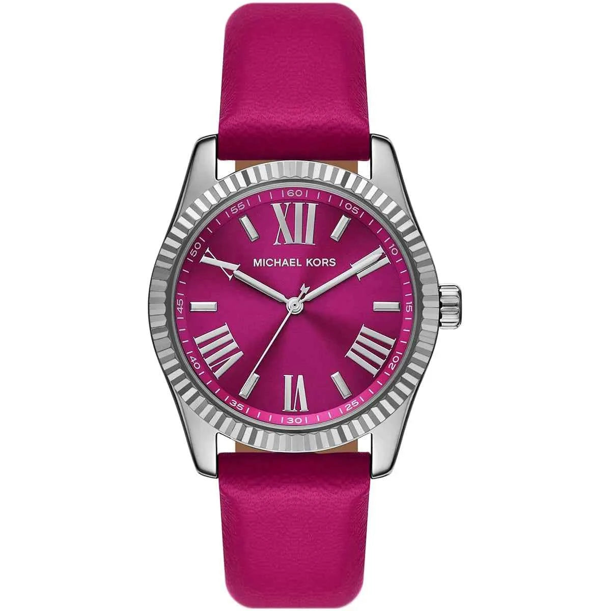 Michael Kors Lexington MK4749 Women's Pink Leather Watch