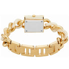 Michael Kors MK Chain Lock MK4809 Women's Gold & Beige Stainless Steel Watch