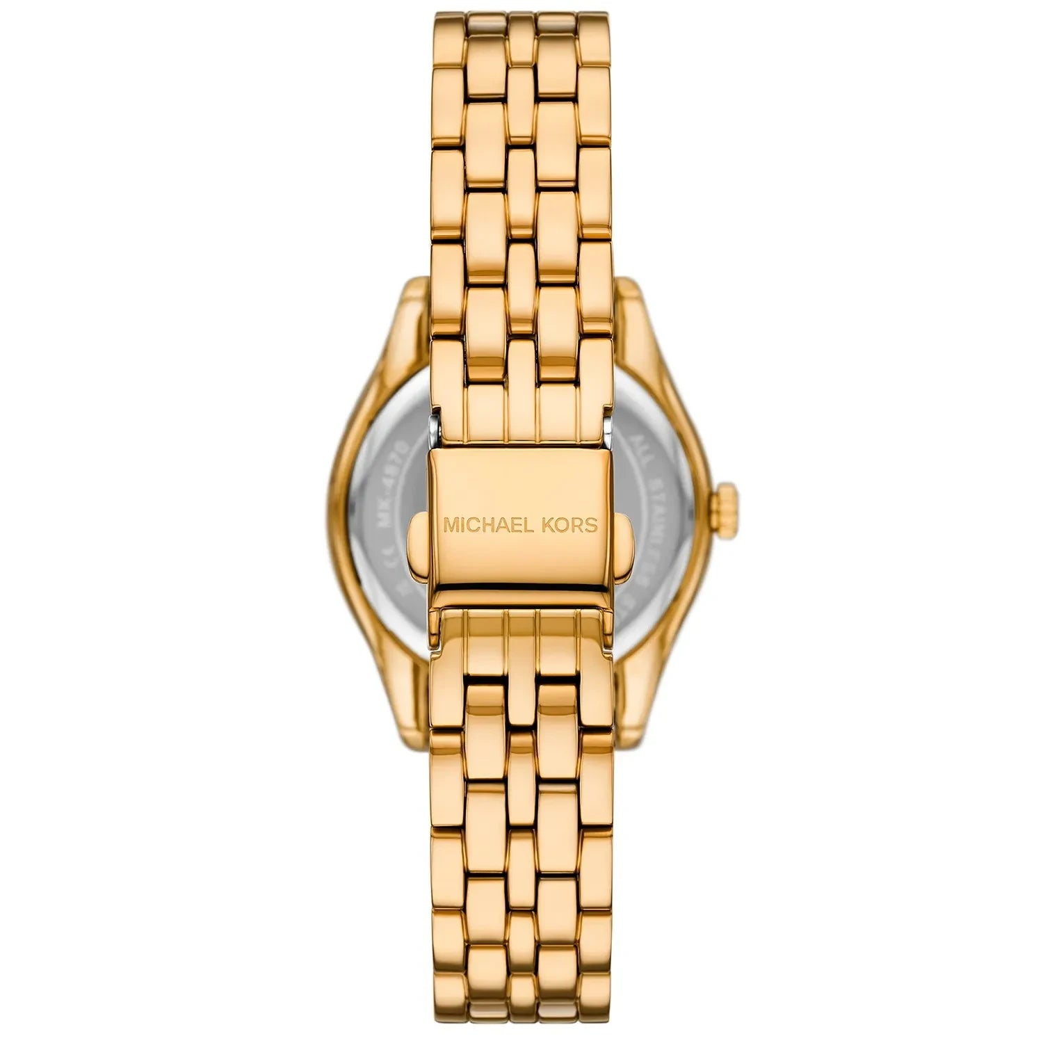 Michael Kors MK4870 green dial with pavé bezel