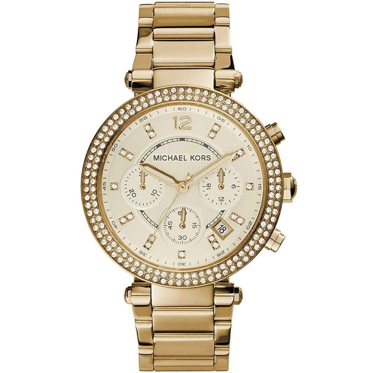 Michael Kors Parker MK5354 Women's Gold Chronograph Watch