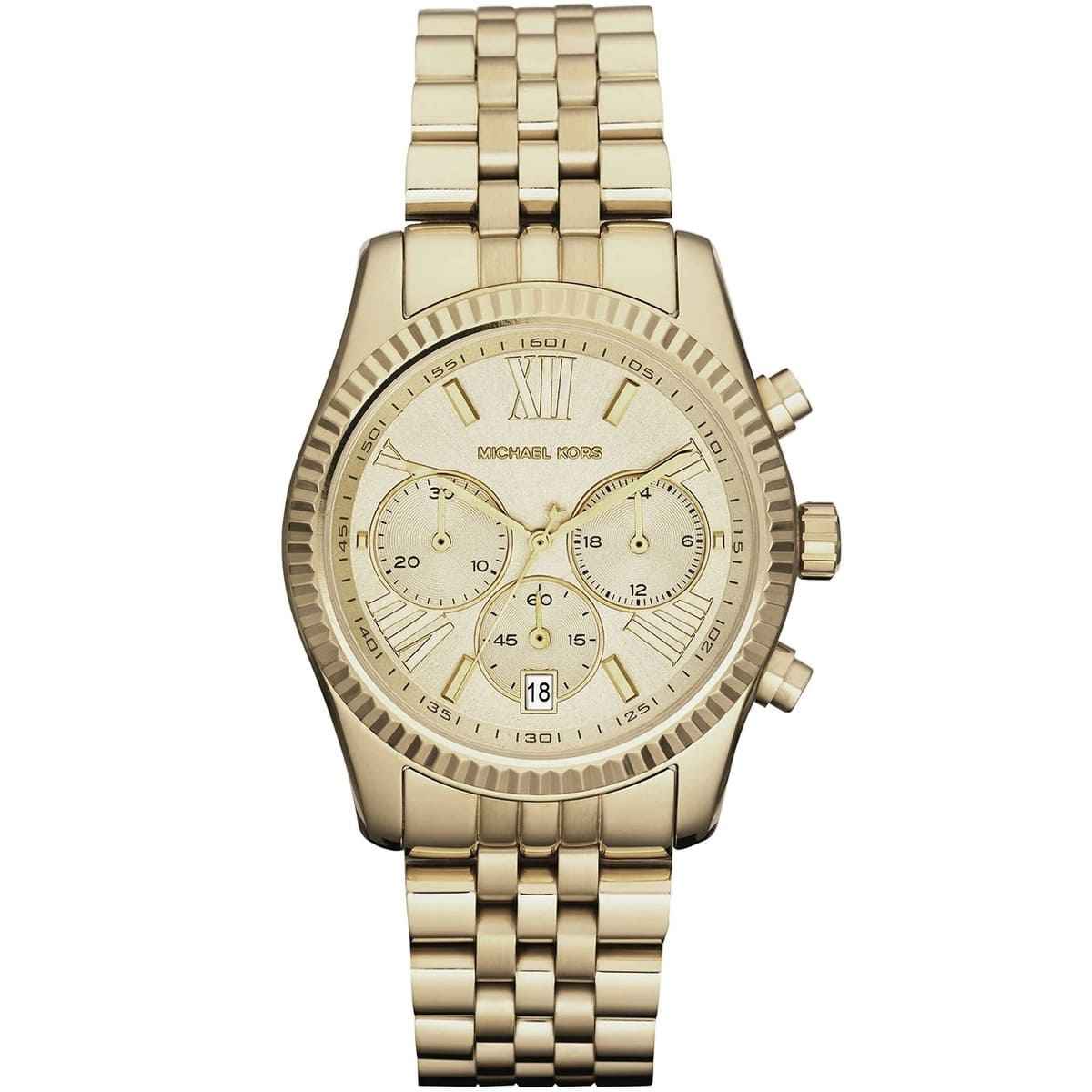 Michael Kors Lexington MK5556 Women's Gold Chronograph Watch